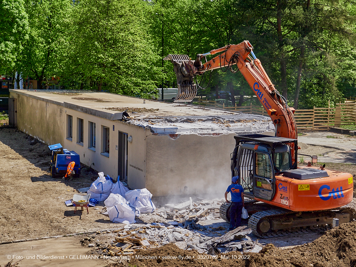 10.05.2022 - Baustelle am Haus für Kinder in Neuperlach